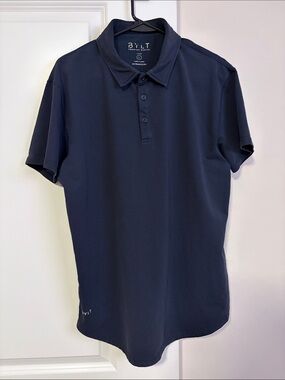 BYLT Basics L Navy Lux Polo